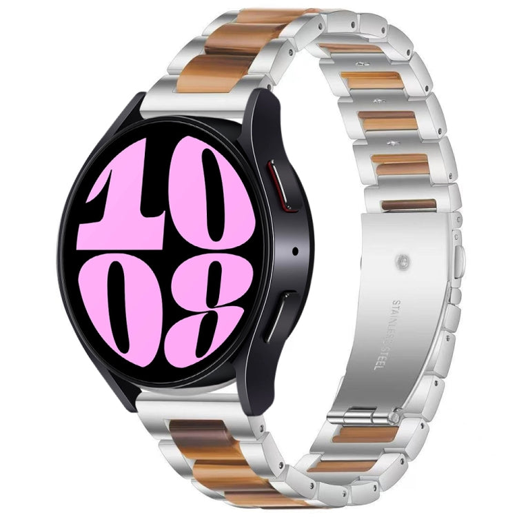 Bracelet de montre en métal à trois perles, For Samsung Galaxy Watch 6 / 6 Classic