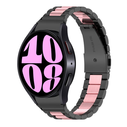 Bracelet de montre en acier inoxydable à trois perles, For Samsung Galaxy Watch 6 / 6 Classic