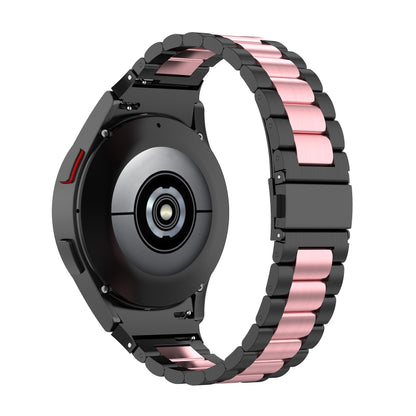 Bracelet de montre en acier inoxydable à trois perles, For Samsung Galaxy Watch 6 / 6 Classic