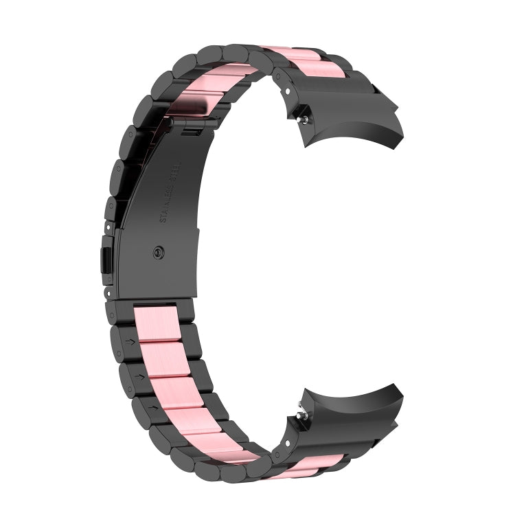 Bracelet de montre en acier inoxydable à trois perles, For Samsung Galaxy Watch 6 / 6 Classic