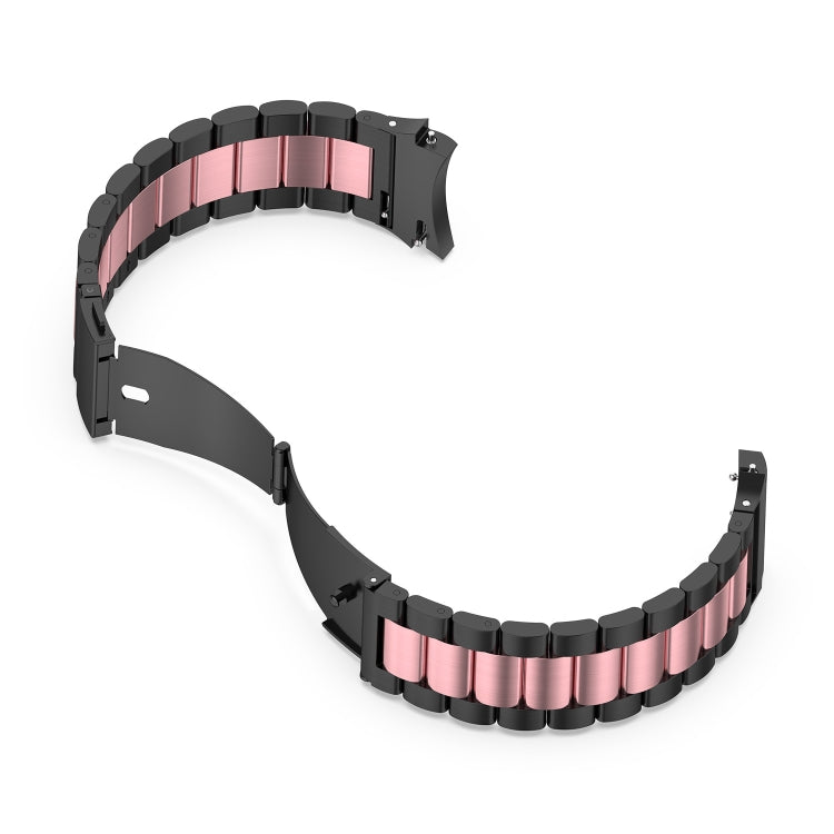 Bracelet de montre en acier inoxydable à trois perles, For Samsung Galaxy Watch 6 / 6 Classic