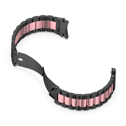 Bracelet de montre en acier inoxydable à trois perles, For Samsung Galaxy Watch 6 / 6 Classic
