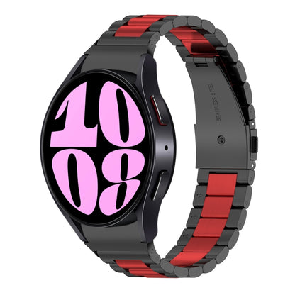 Bracelet de montre en acier inoxydable à trois perles, For Samsung Galaxy Watch 6 / 6 Classic