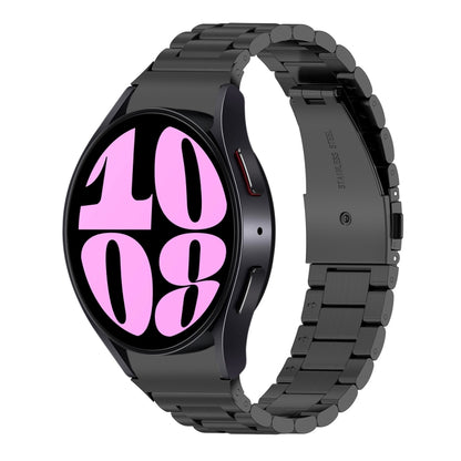 Bracelet de montre en acier inoxydable à trois perles, For Samsung Galaxy Watch 6 / 6 Classic