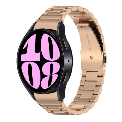 Bracelet de montre en acier inoxydable à trois perles, For Samsung Galaxy Watch 6 / 6 Classic