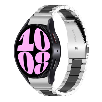 Bracelet de montre en acier inoxydable à trois perles, For Samsung Galaxy Watch 6 / 6 Classic
