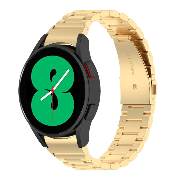 Bracelet de montre en acier inoxydable à trois perles, For Samsung Galaxy Watch 6 / 6 Classic
