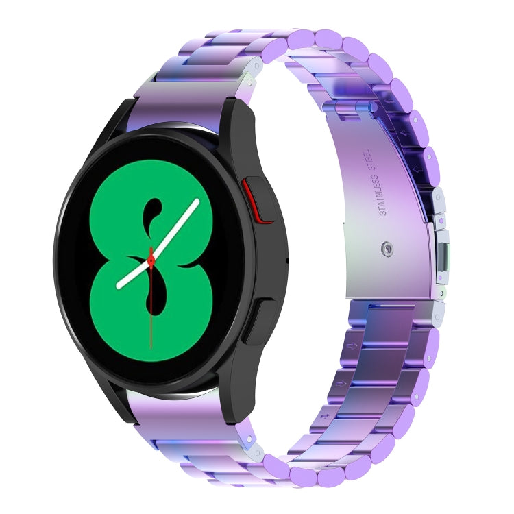 Bracelet de montre en acier inoxydable à trois perles, For Samsung Galaxy Watch 6 / 6 Classic
