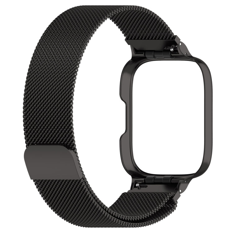 Bracelet de montre en métal Milan 2 en 1 avec cadre de montre, For Redmi Watch 3 Lite / Watch 3 Active