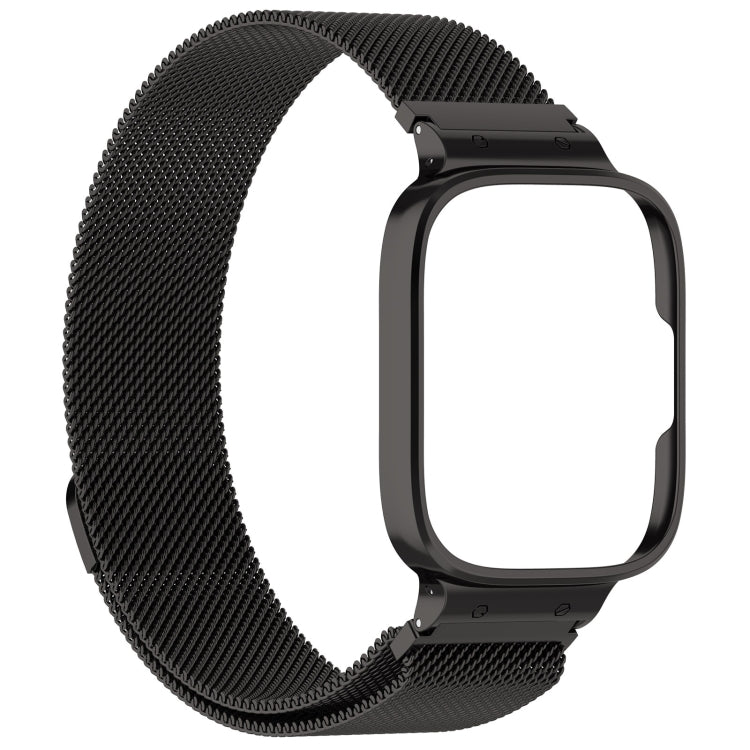 Bracelet de montre en métal Milan 2 en 1 avec cadre de montre, For Redmi Watch 3 Lite / Watch 3 Active