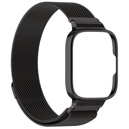 Bracelet de montre en métal Milan 2 en 1 avec cadre de montre, For Redmi Watch 3 Lite / Watch 3 Active