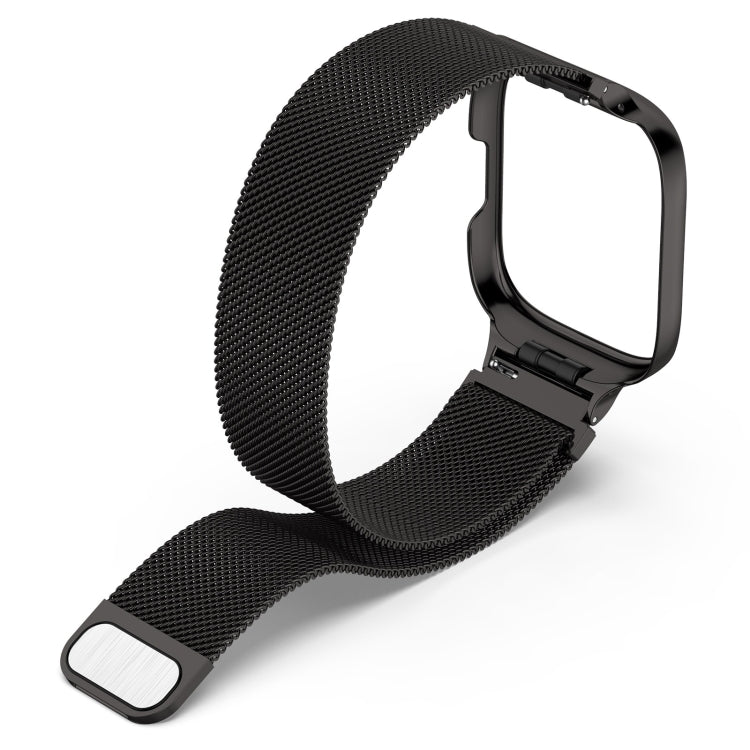 Bracelet de montre en métal Milan 2 en 1 avec cadre de montre, For Redmi Watch 3 Lite / Watch 3 Active