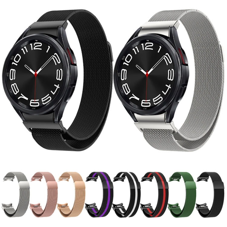 Bracelet de montre en métal milanais, For Samsung Galaxy Watch 6