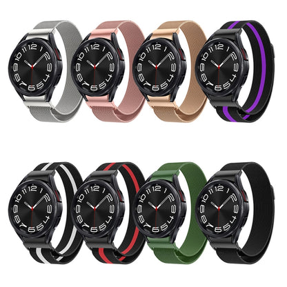 Bracelet de montre en métal milanais, For Samsung Galaxy Watch 6