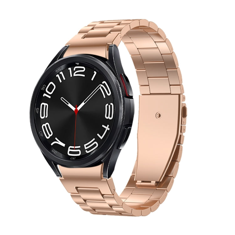 Bracelet de montre en métal à trois souches, For Samsung Galaxy Watch 6