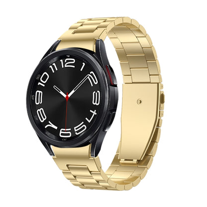 Bracelet de montre en métal à trois souches, For Samsung Galaxy Watch 6
