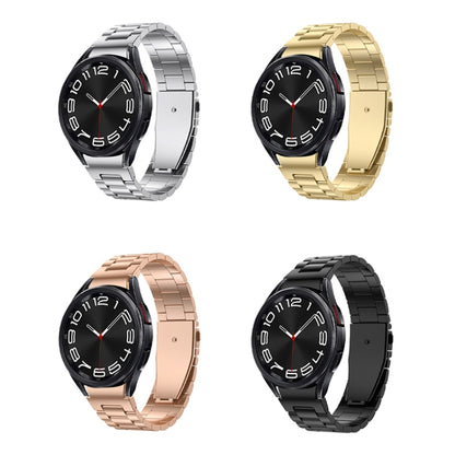 Bracelet de montre en métal à trois souches, For Samsung Galaxy Watch 6