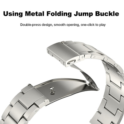 Bracelet de montre en métal à trois souches, For Samsung Galaxy Watch 6