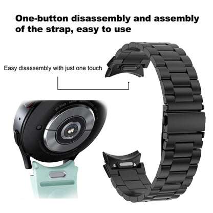 Bracelet de montre en métal à trois souches, For Samsung Galaxy Watch 6