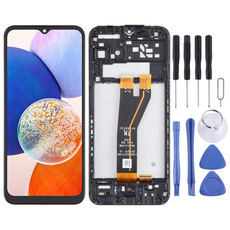 Ensemble complet de numériseur d'écran LCD OEM avec cadre, For Samsung Galaxy A23 4G SM-A235F, For Samsung Galaxy A23 5G SM-A236B, For Samsung Galaxy A14 5G SM-A146B, For Samsung Galaxy A04S SM-A047