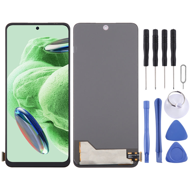 Écran LCD OLED pour assemblage complet du numériseur, For Xiaomi Redmi Note 12 4G, For Xiaomi Redmi Note 12 5G