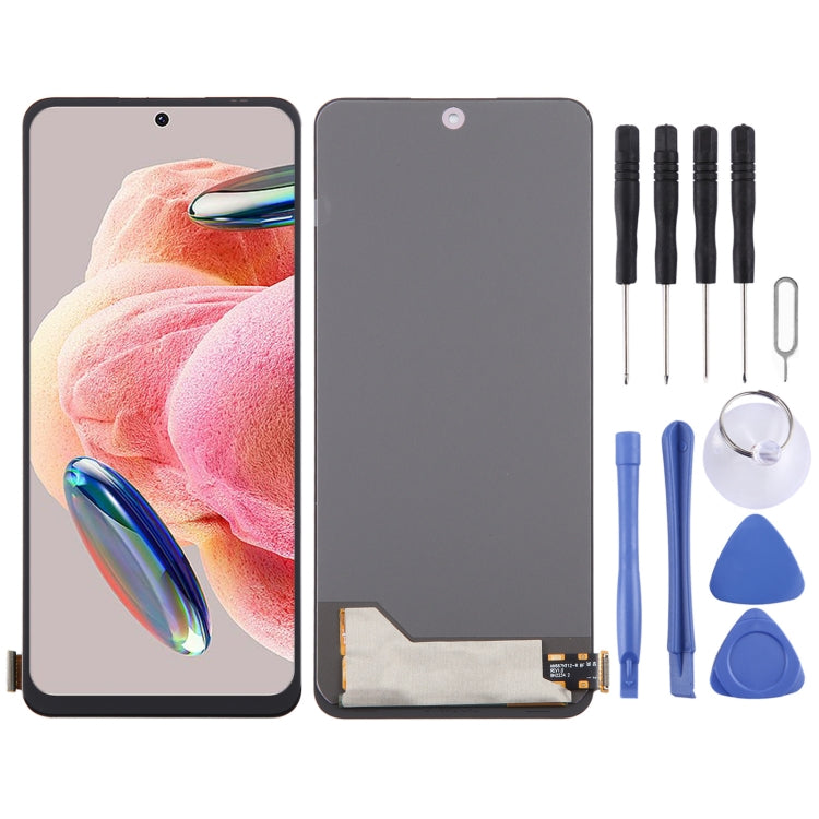 Écran LCD OLED pour assemblage complet du numériseur, For Xiaomi Redmi Note 12 4G, For Xiaomi Redmi Note 12 5G