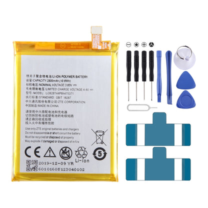 Remplacement de la batterie, For ZTE Vodafone Smart V8 VFD710, For ZTE Blade A71 2021 / Voyage 10, For ZTE 30 Pro /  S30 SE 8030N, For ZTE Blade A7S A7 2020, For ZTE Blade A6 Max A0605, For ZTE Blade V8 Mini BV0850 V0850, For ZTE Axon 7 Max 3D C2017   ...