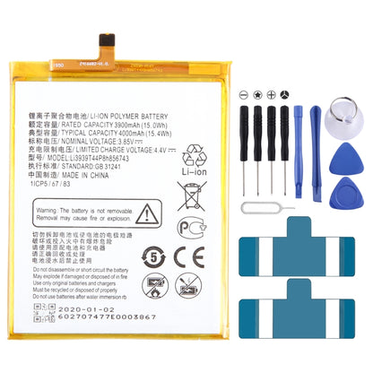 Remplacement de la batterie, For ZTE Vodafone Smart V8 VFD710, For ZTE Blade A71 2021 / Voyage 10, For ZTE 30 Pro /  S30 SE 8030N, For ZTE Blade A7S A7 2020, For ZTE Blade A6 Max A0605, For ZTE Blade V8 Mini BV0850 V0850, For ZTE Axon 7 Max 3D C2017   ...