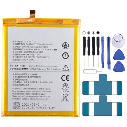 Remplacement de la batterie, For ZTE Vodafone Smart V8 VFD710, For ZTE Blade A71 2021 / Voyage 10, For ZTE 30 Pro /  S30 SE 8030N, For ZTE Blade A7S A7 2020, For ZTE Blade A6 Max A0605, For ZTE Blade V8 Mini BV0850 V0850, For ZTE Axon 7 Max 3D C2017   ...