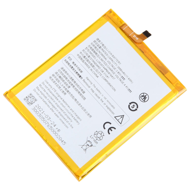 Remplacement de la batterie, For ZTE Vodafone Smart V8 VFD710, For ZTE Blade A71 2021 / Voyage 10, For ZTE 30 Pro /  S30 SE 8030N, For ZTE Blade A7S A7 2020, For ZTE Blade A6 Max A0605, For ZTE Blade V8 Mini BV0850 V0850, For ZTE Axon 7 Max 3D C2017   ...