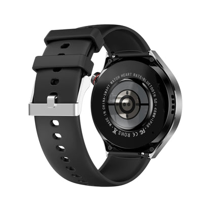 Bracelet intelligent GT4, montre intelligente de 1,53 pouces, prise en charge des appels Bluetooth/NFC/fréquence cardiaque
