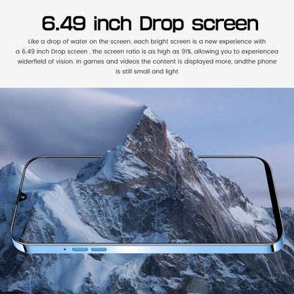 Reno8 Pro / B55, écran 6,49 pouces, identification faciale, Android 8.1 MTK6580A Quad Core, réseau : 3G, OTG, double SIM, Reno8 Pro / B55 2GB+16GB