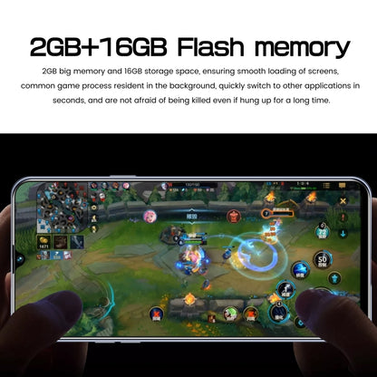 Reno8 Pro / B55, écran 6,49 pouces, identification faciale, Android 8.1 MTK6580A Quad Core, réseau : 3G, OTG, double SIM, Reno8 Pro / B55 2GB+16GB