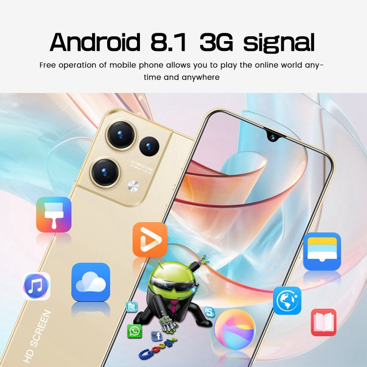 Reno9 Pro / B55, écran 6,49 pouces, identification faciale, Android 8.1 MTK6580A Quad Core, réseau : 3G, OTG, double SIM, 2GB+16GB, i15 Pro Max / N85 1GB+16GB