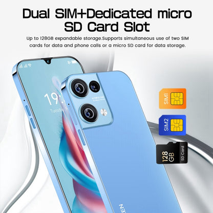 Reno9 Pro / B55, écran 6,49 pouces, identification faciale, Android 8.1 MTK6580A Quad Core, réseau : 3G, OTG, double SIM, 2GB+16GB, i15 Pro Max / N85 1GB+16GB