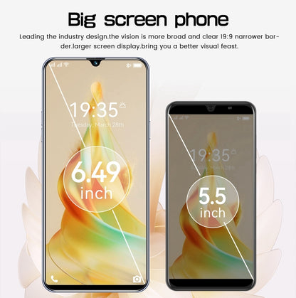 Reno9 Pro / B55, écran 6,49 pouces, identification faciale, Android 8.1 MTK6580A Quad Core, réseau : 3G, OTG, double SIM, 2GB+16GB, i15 Pro Max / N85 1GB+16GB
