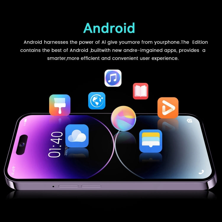 i15 Pro Max / U18, écran 6,53 pouces, identification faciale, Android 9.1 SC7731E Quad Core, réseau : 3G, double SIM, i15 Pro Max / U18 2GB+16GB