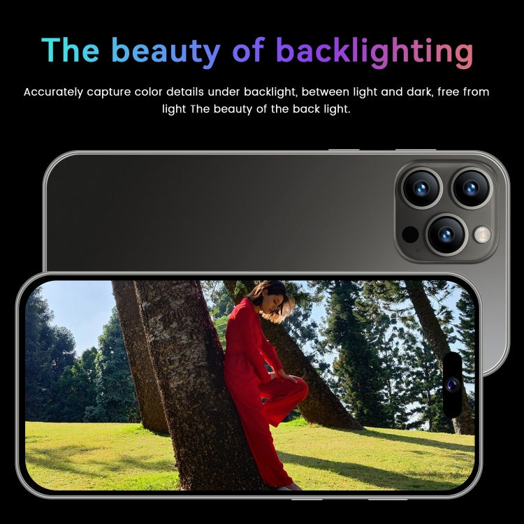 i15 Pro Max / U18, écran 6,53 pouces, identification faciale, Android 9.1 SC7731E Quad Core, réseau : 3G, double SIM, i15 Pro Max / U18 2GB+16GB