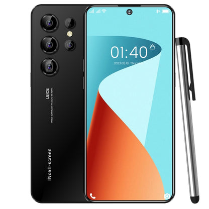 S23 Ultra / U19, écran 6,53 pouces, identification faciale et identification par empreinte digitale latérale, Android 9.1 MTK6753 Octa Core, réseau : 4G, double SIM, 3GB+64GB