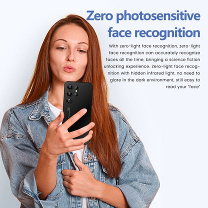 S23 Ultra / U19, écran 6,53 pouces, identification faciale et identification par empreinte digitale latérale, Android 9.1 MTK6753 Octa Core, réseau : 4G, double SIM, 3GB+64GB