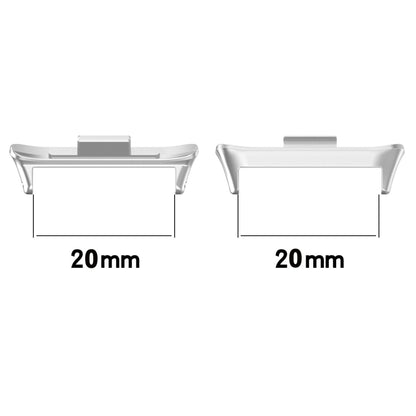 1 paire de connecteurs de bracelet de montre en métal en acier inoxydable, For Xiaomi Mi Band 8 Pro