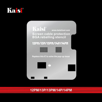Kaisi LCD Screen IC BGA Reballing Pochoir pour iPhone 11 à 14 Pro Max