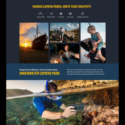 Ulefone Armor X12, téléphone robuste, déverrouillage du visage, 5,45 pouces Android 13 Go MediaTek Helio A22 Quad Core, réseau : 4G, NFC, 3GB+32GB