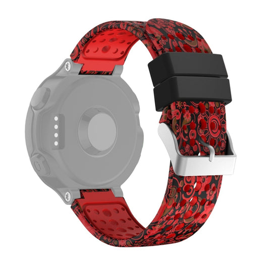 Pour Garmin Forerunner 220/230/235/735XT/S20 impression Silicone remplacement bracelet de montre bracelet