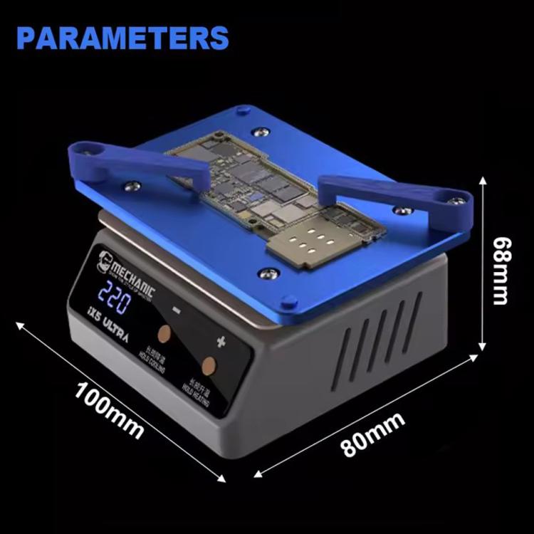 Plateforme de préchauffage mécanique IX5 Ultra universelle pour la réparation de cartes mères