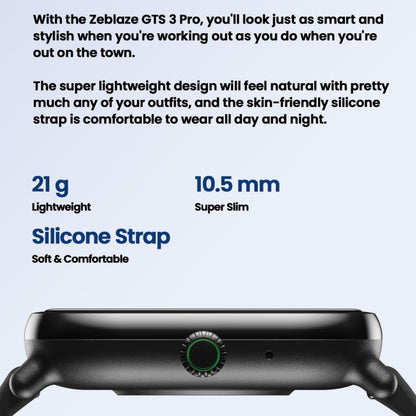 Montre intelligente de remise en forme HD Zeblaze GTS 3 Pro IP68 1,97 pouces
