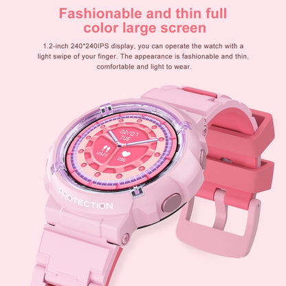 Montre intelligente pour enfants IP68 à écran rond HT19 de 1,2 pouces, prise en charge de la surveillance du sommeil