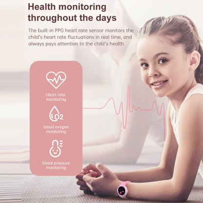 Montre intelligente pour enfants IP68 à écran rond HT19 de 1,2 pouces, prise en charge de la surveillance du sommeil