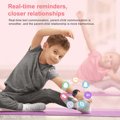 Montre intelligente pour enfants IP68 à écran rond HT19 de 1,2 pouces, prise en charge de la surveillance du sommeil