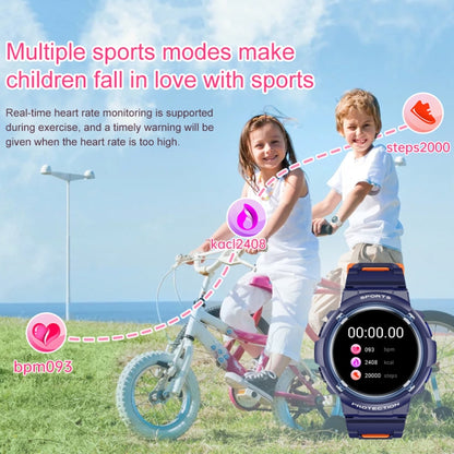 Montre intelligente pour enfants IP68 à écran rond HT19 de 1,2 pouces, prise en charge de la surveillance du sommeil